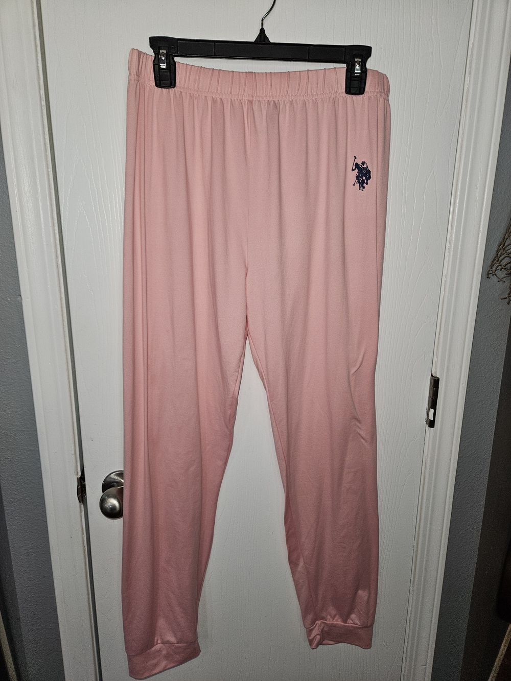 U.S. Polo Assn. Pink Elastic Waist Lounge Pants